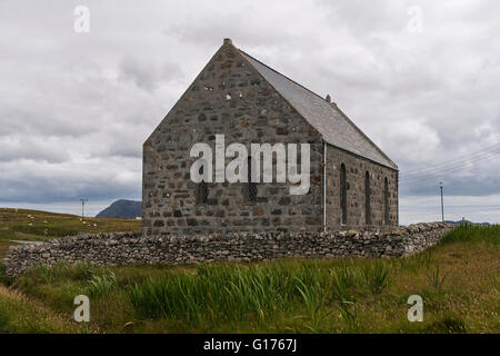 Old Church of Scotland,Carinish, North Uist, Scotland Stock Photo