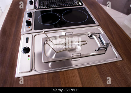 Stove for modern kitchen Stock Photo