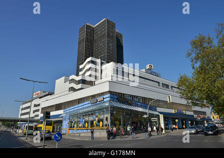 Hochhaus Steglitzer Kreisel, Schlossstrasse, Steglitz, Berlin, Deutschland Stock Photo