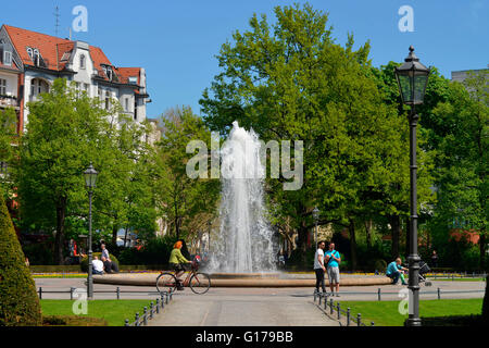 Brunnen, Viktoria-Luise-Platz, Schoeneberg, Berlin, Deutschland / Schöneberg Stock Photo