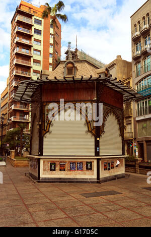 Street Kiosk in Castellon de la Plana, Spain Stock Photo