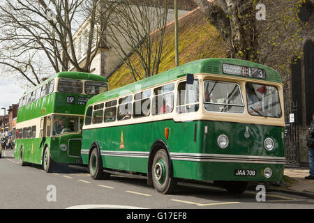 Single decker Leyland-MCW Olympic on Vintage Bus Event in Winchester ...