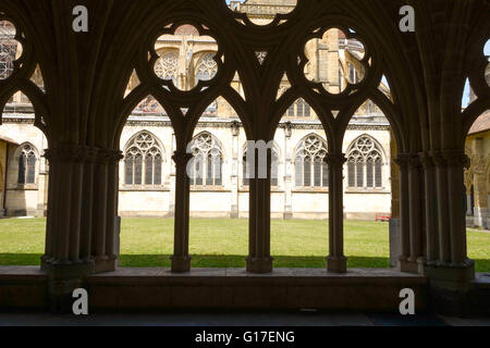 Cloisters at the Cathedral of Sainte-Marie de Bayonne, Aquitaine, France. Stock Photo