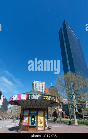 200 Clarendon Tower (John Hancock Tower), Copley Square, Boston, Massachusetts, USA Stock Photo