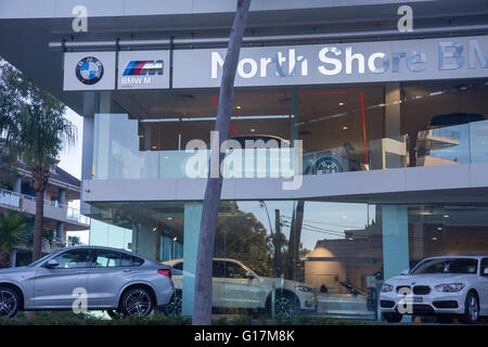 BMW car dealership in Chatswood on the lower north shore,Sydney,australia Stock Photo