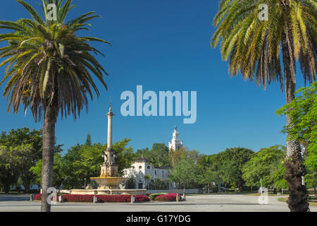 DE SOTO FOUNTAIN BILTMORE TOWER DE SOTO CIRCLE CORAL GABLES FLORIDA USA Stock Photo