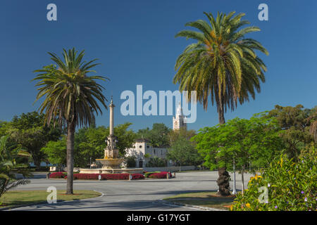 DE SOTO FOUNTAIN BILTMORE TOWER DE SOTO CIRCLE CORAL GABLES FLORIDA USA Stock Photo