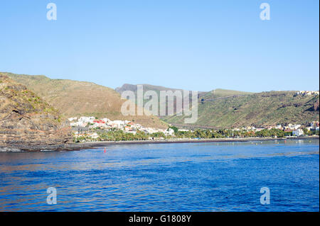 View on San Sebastian de la Gomera  - the main port and capital town, Canary Islands. Spain. Stock Photo