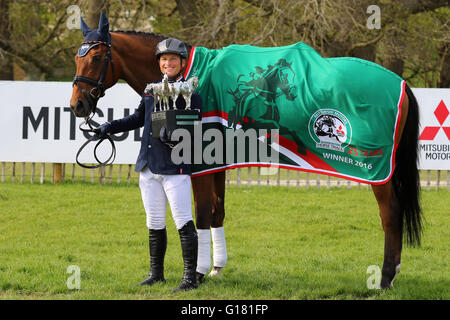 Michael Jung (GER) wins the Mitsubishi Badminton Horse Trials 2016 Stock Photo