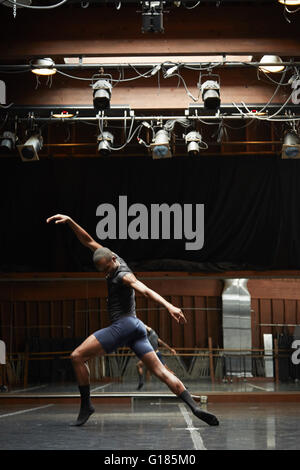 Dancer striking pose Stock Photo