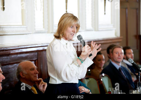 Juliet Nicolson at the Oldie Literary Lunch 10-05-16 Stock Photo