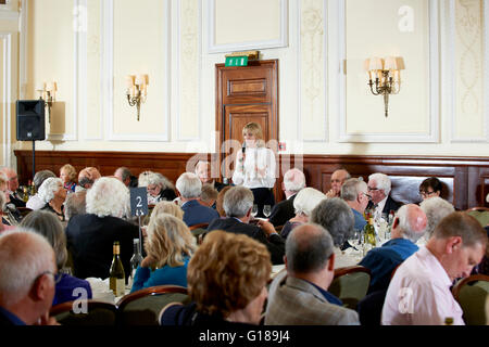 Juliet Nicolson at the Oldie Literary Lunch 10-05-16 Stock Photo