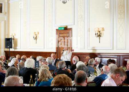 Juliet Nicolson at the Oldie Literary Lunch 10-05-16 Stock Photo