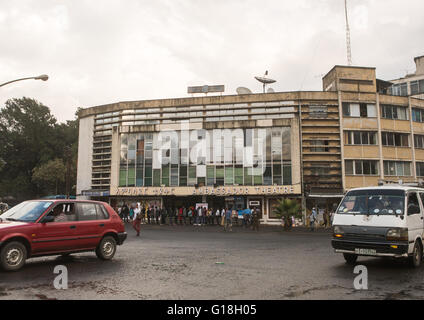 Ambassador cinema in the city center, Addis abeba region, Addis ababa, Ethiopia Stock Photo