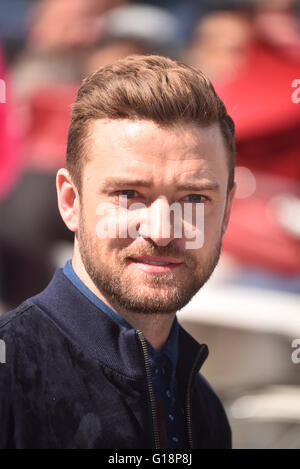 Berlin, Germany. 10th May, 2016. Justin Timberlake/Photocall 'Trolls'/Brandenburger Tor/Pariser Platz/in Berlin/10.05. 2016 | Verwendung weltweit Credit:  dpa picture alliance/Alamy Live News Stock Photo