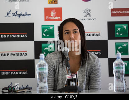 Rome, Italy. 11th May, 2016. Heather Watson at a press conference in Rome. Stock Photo