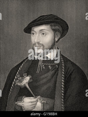 John Dudley, 1st Duke of Northumberland, KG, 1504-1553, an English general, admiral, and politician Stock Photo