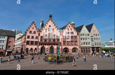 Cityhall Romer, Frankfurt on the Main, Hesse, Germany / Römer Stock Photo