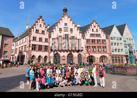 Cityhall Romer, Frankfurt on the Main, Hesse, Germany / Römer Stock Photo