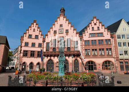 Cityhall Romer, Frankfurt on the Main, Hesse, Germany / Römer Stock Photo