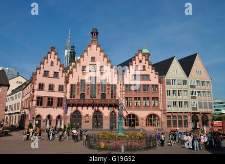 Cityhall Romer, Frankfurt on the Main, Hesse, Germany / Römer Stock Photo