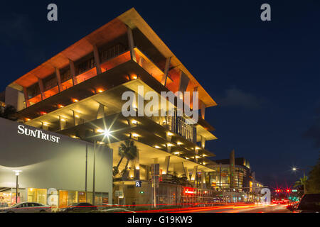 1111 LINCOLN ROAD MULTI LEVEL PARKING GARAGE (©HERZOG & DE MEURON 2010) SOUTH BEACH MIAMI BEACH FLORIDA USA Stock Photo