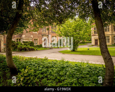 King's Manor, Grade I listed building in York, England. Part of the University of York. Stock Photo