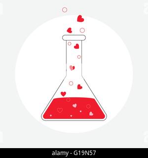 Chemistry of love Stock Vector
