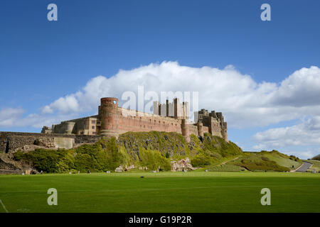 Bamburgh Castle, Northumberland, England. Stock Photo