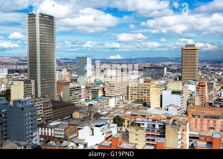 View of downtown Bogota, Colombia Stock Photo