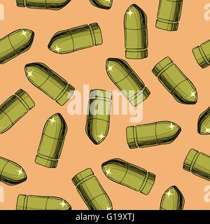 bullet seamless pattern Stock Vector