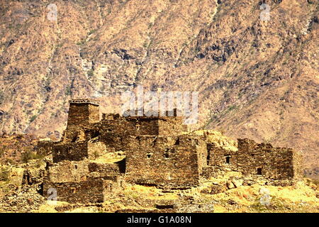 The Legend City, Thee Ain Villages, Al Baha, Saudi Arabia. Stock Photo