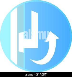 The window handle icon Stock Vector