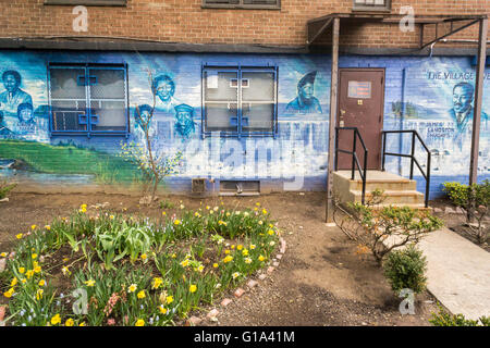 The Langston Hughes housing projects in the Brownsville neighborhood of The Langston Hughes housing projects in the Brownsville neighborhood of