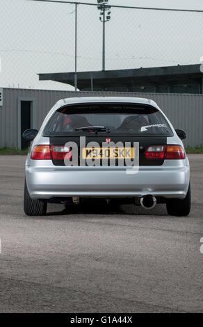 Modified fifth generation or 'EG' Honda Civic Stock Photo