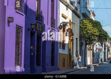 Street, San Telmo, Buenos Aires, Argentina Stock Photo