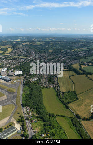 Aerial view of London Biggin Hill Airport, Kent Stock Photo - Alamy