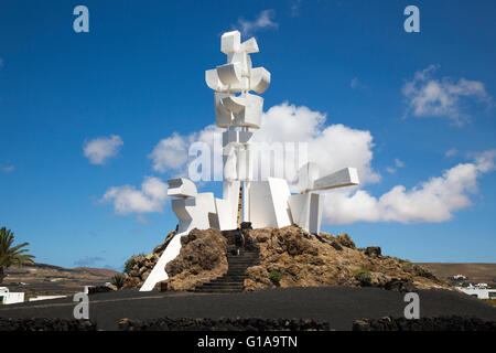 Monumento a la Fecundidad by César Manrique, Monumento al Campesino, San Bartolome, Lanzarote, Canary Islands, Spain Stock Photo