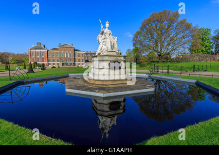 Beautiful Queen Victoria Statue around Hyde Park, London, United Kingdom Stock Photo