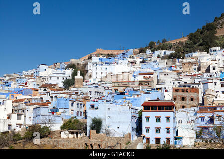 Old town of Chefchaouen, Rif mountains, Morocco Stock Photo