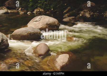 Mossman gorge river near Port Douglas in far north Queensland Stock Photo