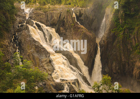 Barron falls in far north Queensland after heavy rains Stock Photo