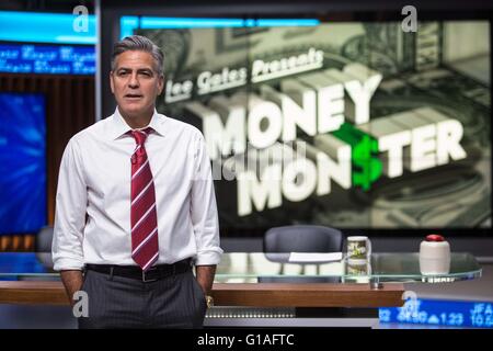 RELEASE DATE: May 13, 2016 TITLE: Money Monster STUDIO: TriStar Pictures DIRECTOR: Jodie Foster PLOT: Financial TV host Lee Gates and his producer Patty are put in an extreme situation when an irate investor takes over their studio PICTURED: George Clooney as Lee Gates (Credit: c TriStar Pictures/Entertainment Pictures/) Stock Photo