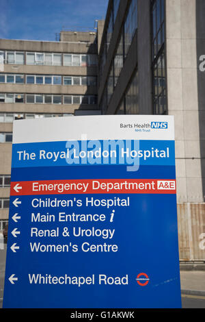 The new NHS Royal London Hospital in Whitechapel, London, UK Stock Photo