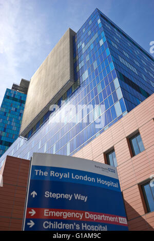 Patients and visitors at the new NHS Royal London Hospital in ...