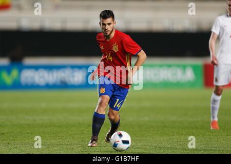 Murcia, Spain. 28th Mar, 2016. Daniel Ceballos (ESP) Football/Soccer : International Friendly match between U21 Spain 1-0 U21 Noerwey at the Estadio Municipal Nueva Condomina in Murcia, Spain . © Mutsu Kawamori/AFLO/Alamy Live News Stock Photo