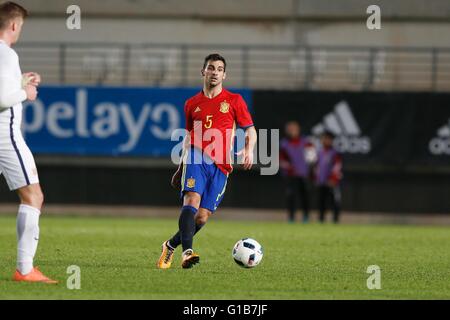 Murcia, Spain. 28th Mar, 2016. Jonny Castro (ESP) Football/Soccer : International Friendly match between U21 Spain 1-0 U21 Noerwey at the Estadio Municipal Nueva Condomina in Murcia, Spain . © Mutsu Kawamori/AFLO/Alamy Live News Stock Photo