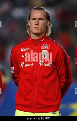 Murcia, Spain. 28th Mar, 2016. Sondre Rossbach (NOR) Football/Soccer : International Friendly match between U21 Spain 1-0 U21 Noerwey at the Estadio Municipal Nueva Condomina in Murcia, Spain . © Mutsu Kawamori/AFLO/Alamy Live News Stock Photo