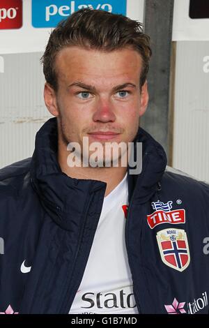 Murcia, Spain. 28th Mar, 2016. Petter Strand (NOR) Football/Soccer : International Friendly match between U21 Spain 1-0 U21 Noerwey at the Estadio Municipal Nueva Condomina in Murcia, Spain . © Mutsu Kawamori/AFLO/Alamy Live News Stock Photo