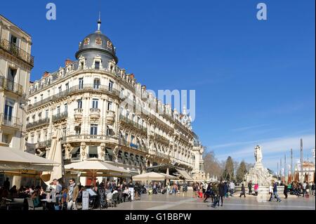 France, Herault, Montpellier, historical center, the Ecusson, rue